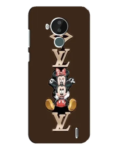 Чехол для Nokia C30 с картинкой «LV и Микки Маус» Чехол для Nokia C30 с картинкой «LV и Микки Маус»