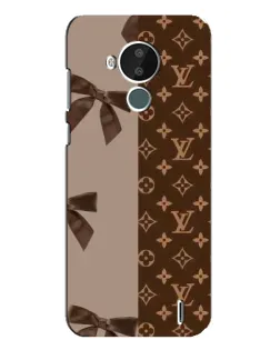 Чехол для Nokia C30 с картинкой «Louis Vuitton — банты»