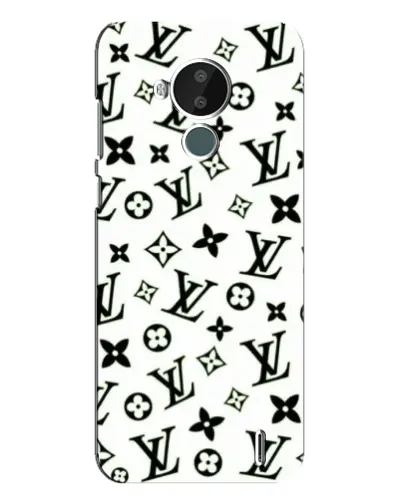 Чехол для Nokia C30 с картинкой «Монохромный хаос LV» Чехол для Nokia C30 с картинкой «Монохромный хаос LV»