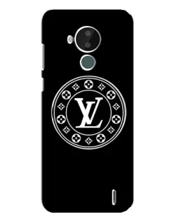Чехол для Nokia C30 с картинкой «LV — печать стиля»