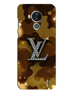 Чехол для Nokia C30 с картинкой «Камуфляжный Louis Vuitton»