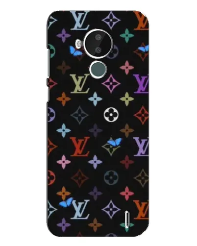 Чехол для Nokia C30 с картинкой «Цветная монограмма LV» Чехол для Nokia C30 с картинкой «Цветная монограмма LV»