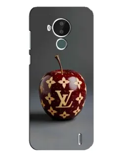 Чехол для Nokia C30 с картинкой «Красное яблоко LV»