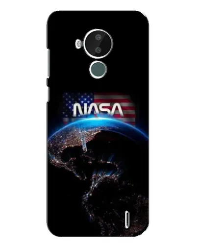 Чехол для Nokia C30 с картинкой «Земля из космоса NASA»