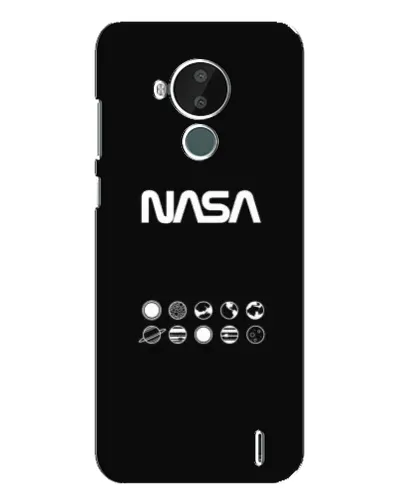 Чехол для Nokia C30 с картинкой «NASA — технический принт»