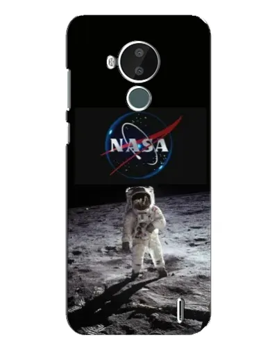 Чехол для Nokia C30 с картинкой «Астронавт на Луне»