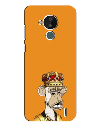 Чехол для Nokia C30 с картинкой «Золотая обезьяна Bored Ape»