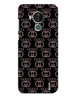 Чехол для Nokia C30 с картинкой «Классическая монограмма Gucci»