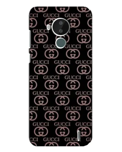 Чехол для Nokia C30 с картинкой «Классическая монограмма Gucci»