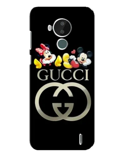 Чехол для Nokia C30 с картинкой «Gucci — герои Disney»