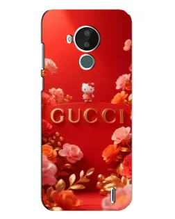 Чехол для Nokia C30 с картинкой «Gucci — золотой сад»