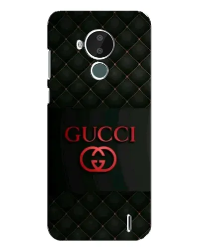 Чехол для Nokia C30 с картинкой «Gucci — стеганый черный»