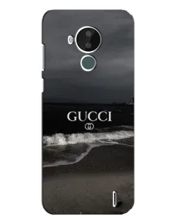 Чехол для Nokia C30 с картинкой «Gucci — морской прибой»