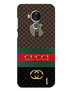 Чехол для Nokia C30 с картинкой «Gucci — брендированный десерт»