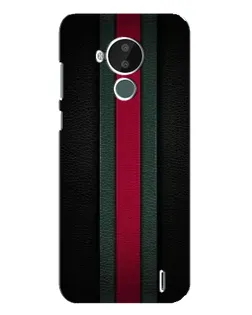 Чехол для Nokia C30 с картинкой «Gucci — неоновая линия»
