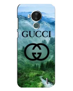 Чехол для Nokia C30 с картинкой «Gucci — горный пейзаж»