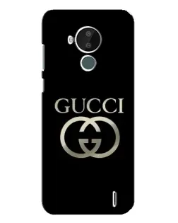 Чехол для Nokia C30 с картинкой «Gucci — золото на черном» Чехол для Nokia C30 с картинкой «Gucci — золото на черном»