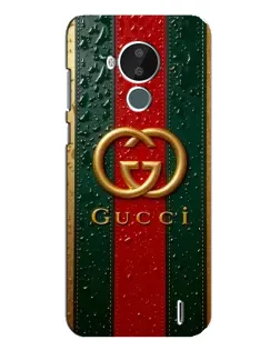 Чехол для Nokia C30 с картинкой «Gucci — фирменная полоса и золото» Чехол для Nokia C30 с картинкой «Gucci — фирменная полоса и золото»