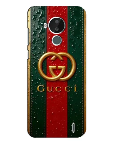 Чехол для Nokia C30 с картинкой «Gucci — фирменная полоса и золото» Чехол для Nokia C30 с картинкой «Gucci — фирменная полоса и золото»