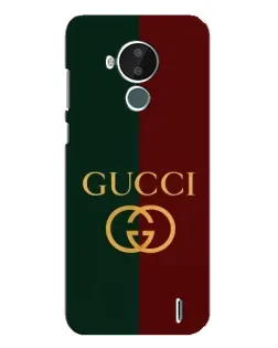 Чехол для Nokia C30 с картинкой «Gucci — темно-зеленый градиент» Чехол для Nokia C30 с картинкой «Gucci — темно-зеленый градиент»