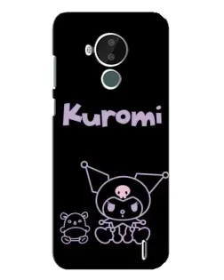 Чехол для Nokia C30 с картинкой «Kuromi — черный минимализм» Чехол для Nokia C30 с картинкой «Kuromi — черный минимализм»