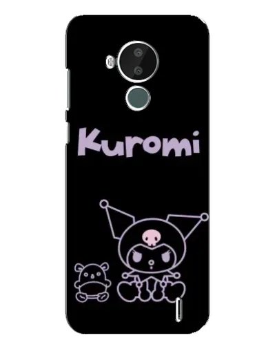 Чехол для Nokia C30 с картинкой «Kuromi — черный минимализм» Чехол для Nokia C30 с картинкой «Kuromi — черный минимализм»