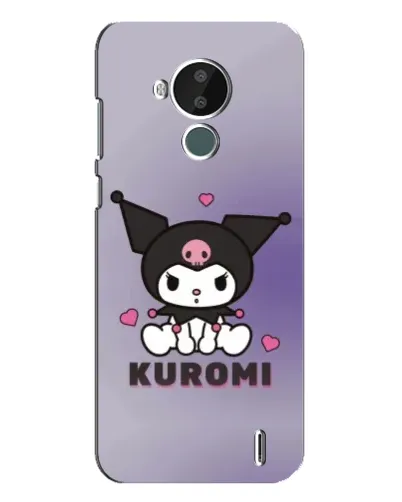 Чехол для Nokia C30 с картинкой «Kuromi — фиолетовый арт» Чехол для Nokia C30 с картинкой «Kuromi — фиолетовый арт»