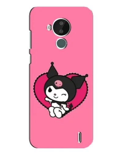 Чехол для Nokia C30 с картинкой «Kuromi — любовь в сердце» Чехол для Nokia C30 с картинкой «Kuromi — любовь в сердце»