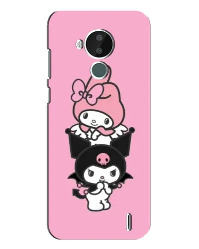 Чехол для Nokia C30 с картинкой «My Melody и Kuromi» Чехол для Nokia C30 с картинкой «My Melody и Kuromi»