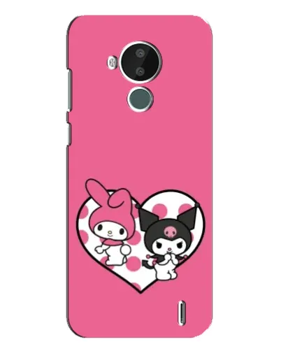 Чехол для Nokia C30 с картинкой «Kuromi и My Melody» Чехол для Nokia C30 с картинкой «Kuromi и My Melody»