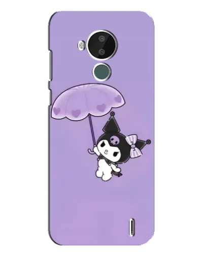 Чехол для Nokia C30 с картинкой «Kuromi с зонтиком» Чехол для Nokia C30 с картинкой «Kuromi с зонтиком»