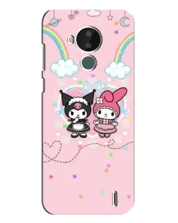 Чохол для Nokia C30 з картинкою «My Melody та Kuromi» Чохол для Nokia C30 з картинкою «My Melody та Kuromi»