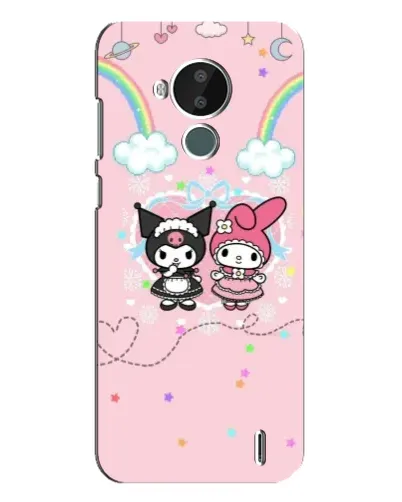 Чехол для Nokia C30 с картинкой «My Melody и Kuromi» Чехол для Nokia C30 с картинкой «My Melody и Kuromi»