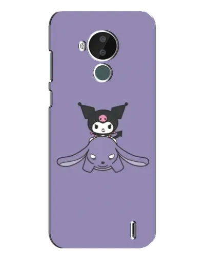 Чехол для Nokia C30 с картинкой «Kuromi на лиловом фоне» Чехол для Nokia C30 с картинкой «Kuromi на лиловом фоне»