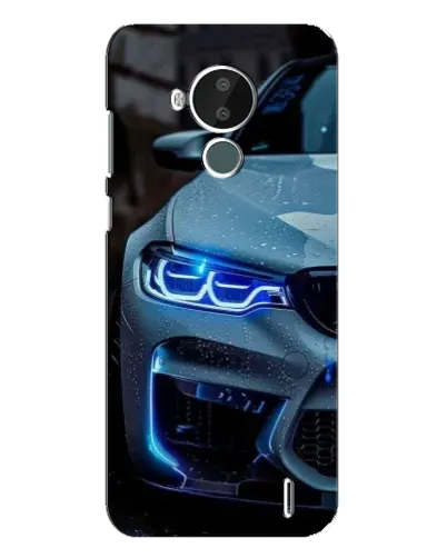 Чехол для Nokia C30 с картинкой «Взгляд BMW с синими фарами» Чехол для Nokia C30 с картинкой «Взгляд BMW с синими фарами»