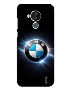 Чехол для Nokia C30 с картинкой «BMW — неоновое сияние» Чехол для Nokia C30 с картинкой «BMW — неоновое сияние»