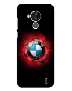Чехол для Nokia C30 с картинкой «Логотип BMW — вспышка»