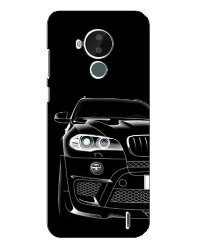 Чехол для Nokia C30 с картинкой «Темный силуэт BMW» Чехол для Nokia C30 с картинкой «Темный силуэт BMW»