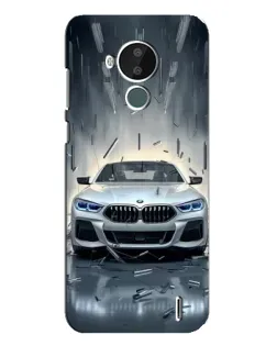 Чехол для Nokia C30 с картинкой «BMW в свете фар»