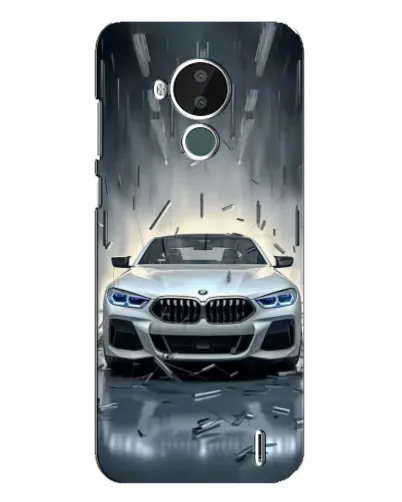 Чехол для Nokia C30 с картинкой «BMW в свете фар» Чехол для Nokia C30 с картинкой «BMW в свете фар»