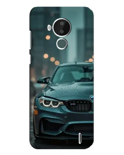 Чехол для Nokia C30 с картинкой «BMW в огнях города» Чехол для Nokia C30 с картинкой «BMW в огнях города»