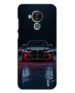 Чехол для Nokia C30 с картинкой «BMW на мокрой дороге»