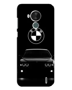 Чехол для Nokia C30 с картинкой «BMW — взгляд из темноты»