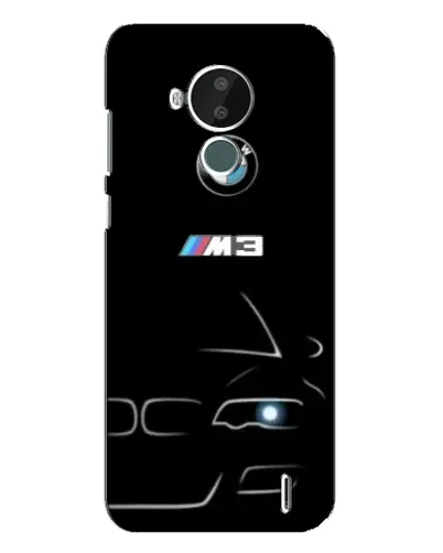Чехол для Nokia C30 с картинкой «Минималистичный принт BMW M3» Чехол для Nokia C30 с картинкой «Минималистичный принт BMW M3»