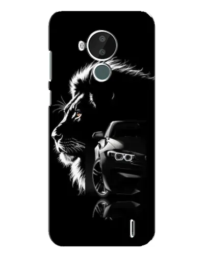 Чехол для Nokia C30 с картинкой «BMW и лев» Чехол для Nokia C30 с картинкой «BMW и лев»