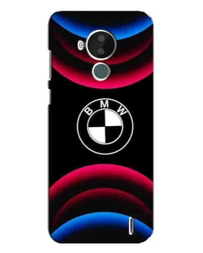 Чехол для Nokia C30 с картинкой «Логотип BMW и неоновые дуги» Чехол для Nokia C30 с картинкой «Логотип BMW и неоновые дуги»