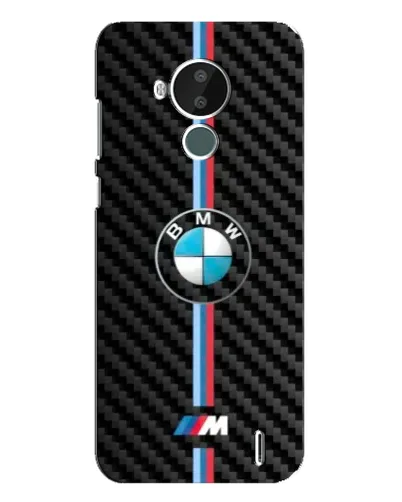 Чехол для Nokia C30 с картинкой «Эмблема BMW и карбон» Чехол для Nokia C30 с картинкой «Эмблема BMW и карбон»
