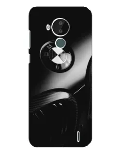 Чехол для Nokia C30 с картинкой «Эмблема BMW — макро»