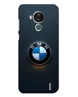 Чехол для Nokia C30 с картинкой «Логотип BMW — минимализм»