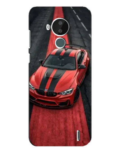 Чехол для Nokia C30 с картинкой «BMW на красной дорожке» Чехол для Nokia C30 с картинкой «BMW на красной дорожке»